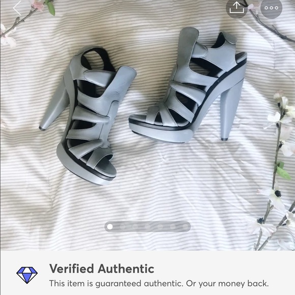 Balenciaga | Auth Wooden Heel Platform Sandals 7 - Picture 2 of 16